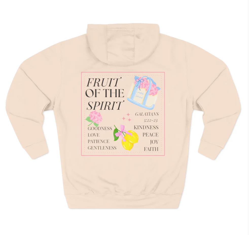 faith inspired women's hoodie